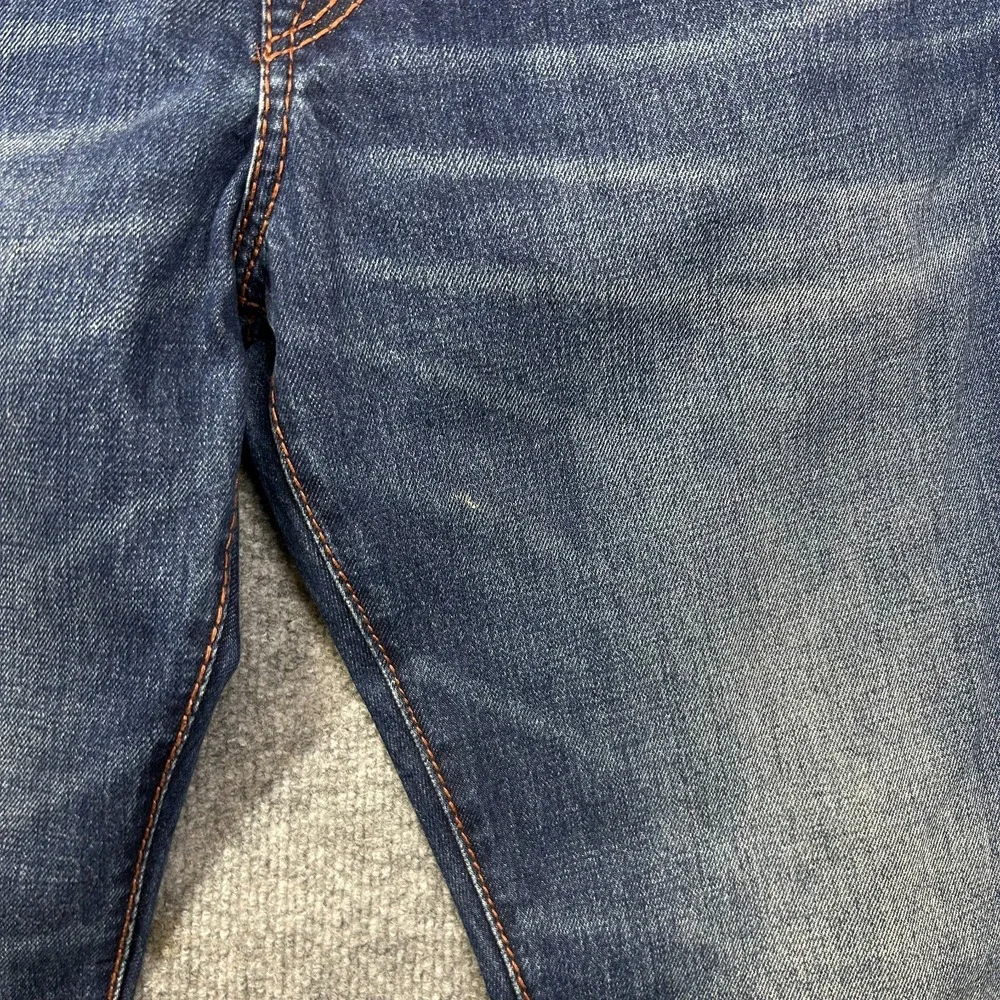 True Religion Ricky Relaxed Straight Jeans Mens 38 Blue Good Western Denim